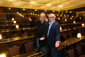 Ulrich Waller und Thomas Collien - Foto: Jürgen Joost / Abdruck bei Nennung des Fotografen honorarfrei HANSA-Theatersaal - Sanierung 2025