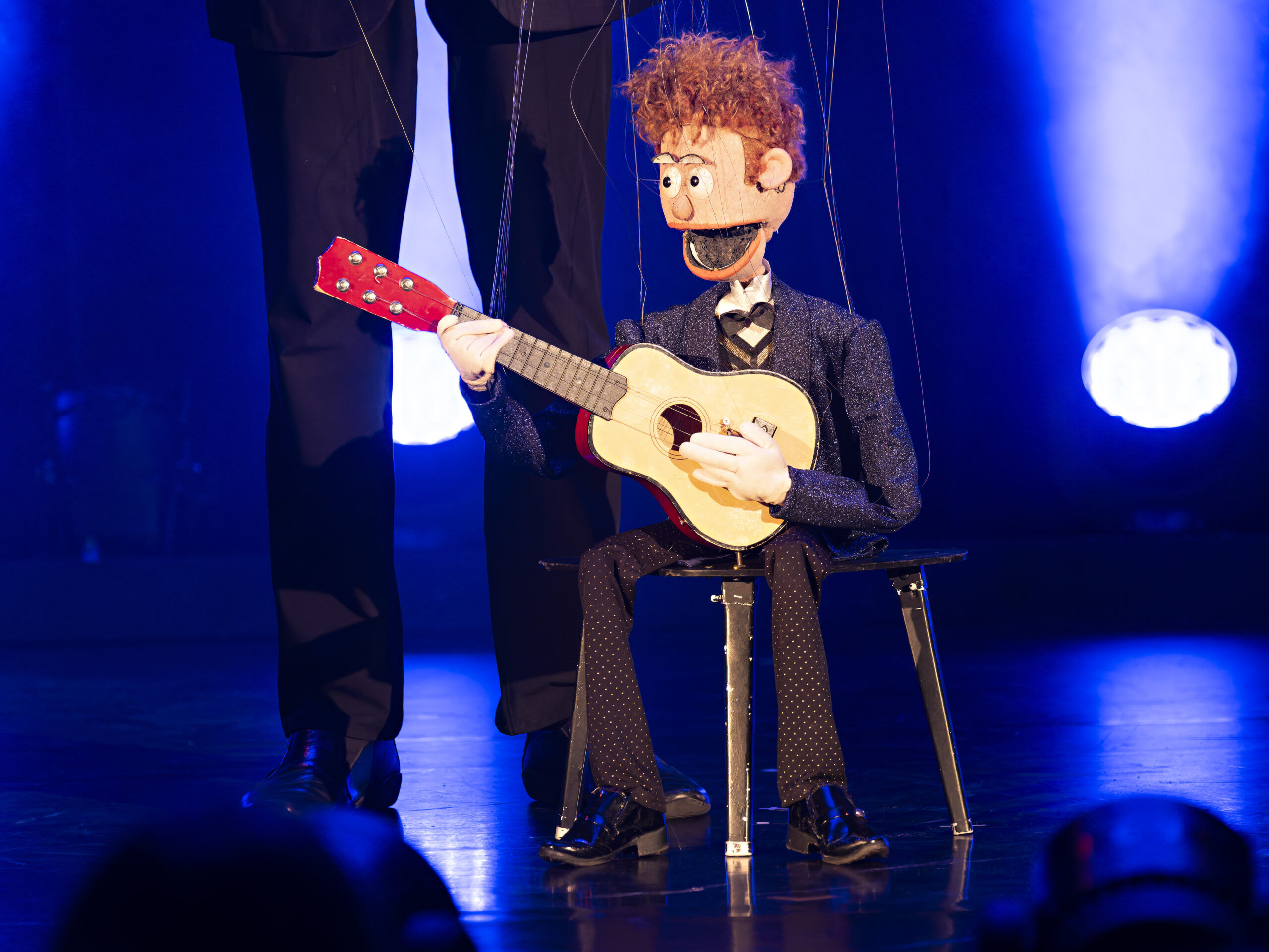 Varieté im Hansa-Theater, 23.10.23, Hamburg, Varieté, Varieté im Hansa-Theater Alex und Barti - Puppenspiel © Thorsten Baering